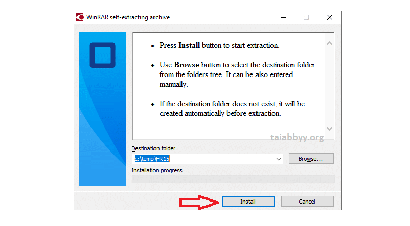 Nhấn nút "Install"