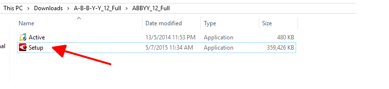 Chạy file Setup.exe