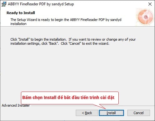 Nhấn Install để cài đặt vào máy